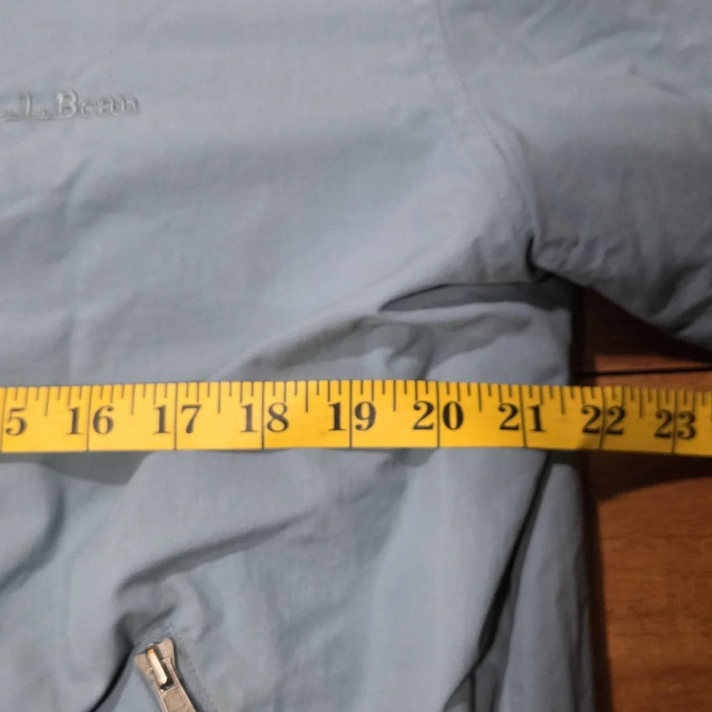 L.L. Bean Men's‎ Insulated Bomber Jacket Blue Full Zip Size Medium